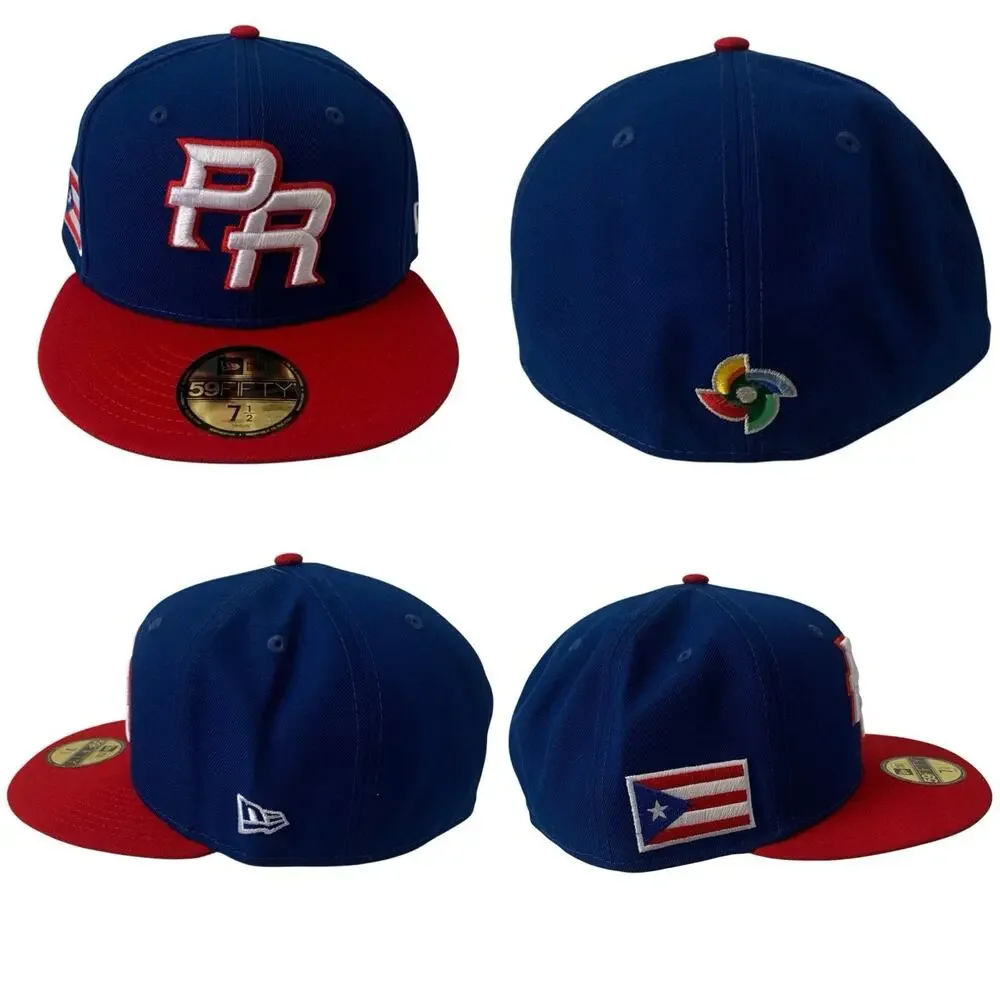 New Era 5950 Puerto Rico Size 7.5 Fitted WBC 2026 Baseball National Team Cap Hat